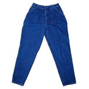 VTG CALVIN KLEIN 80s Mom Jeans Pleated Front High Waist Women's 29x28 12 Rise